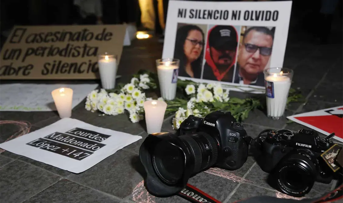 En este 2022 han sido asesinados al menos 15 periodistas en el país. Cortesía