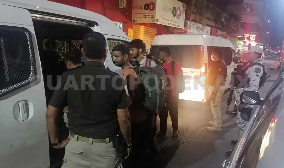 Rescatan a migrantes en Arriaga; en Tapachula los aseguran