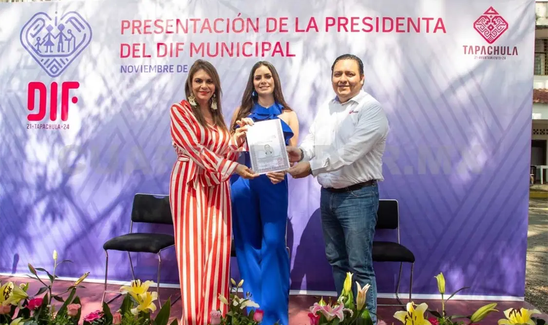 Irene Rubiera, presidenta honoraria del SIDF en Tapachula