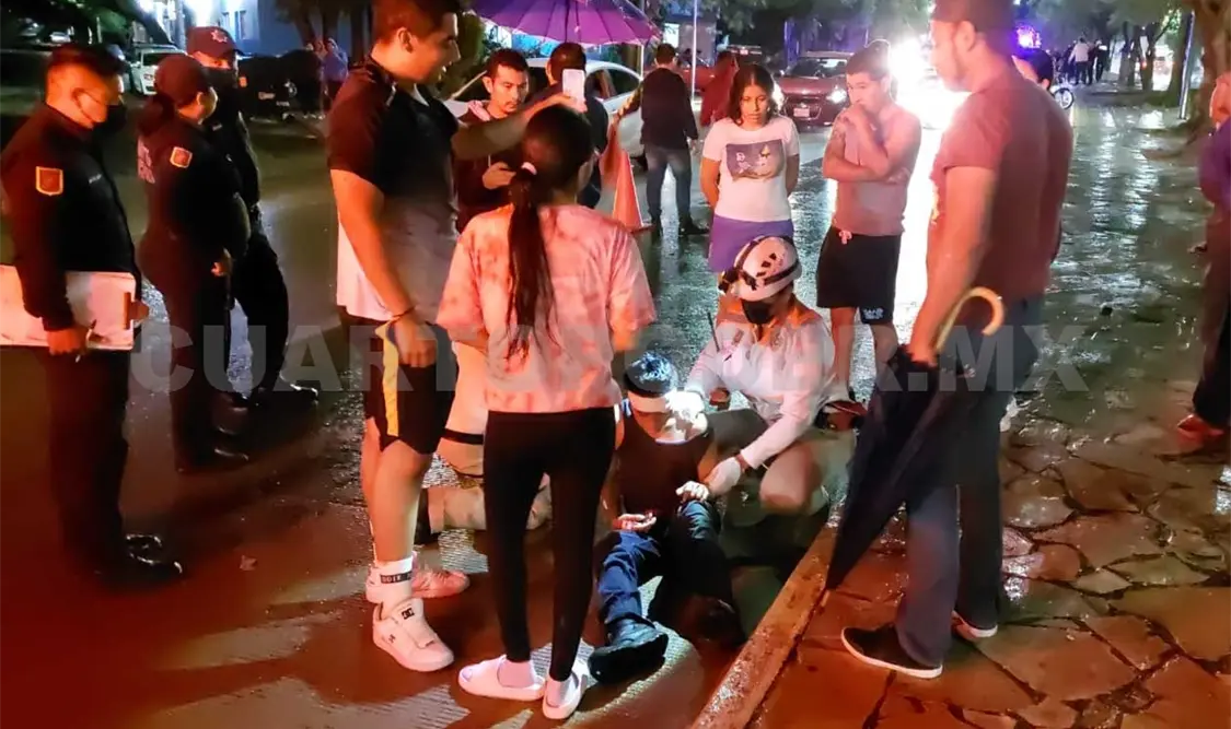 Peatón es embestido por un vehículo “fantasma”