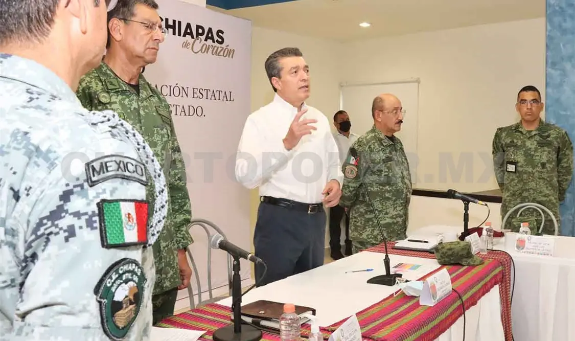 Chiapas registra saldo blanco en delitos dolosos