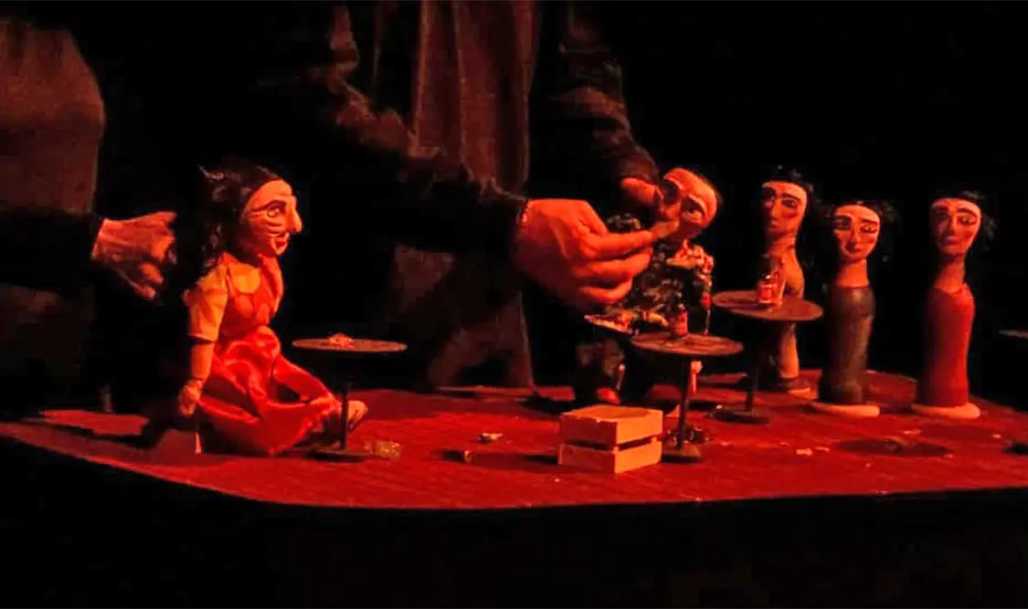 Obra ¿Y a usted qué le ha sucedido? El testimonio de Chimalmat, de Confines Teatro. Cortesía