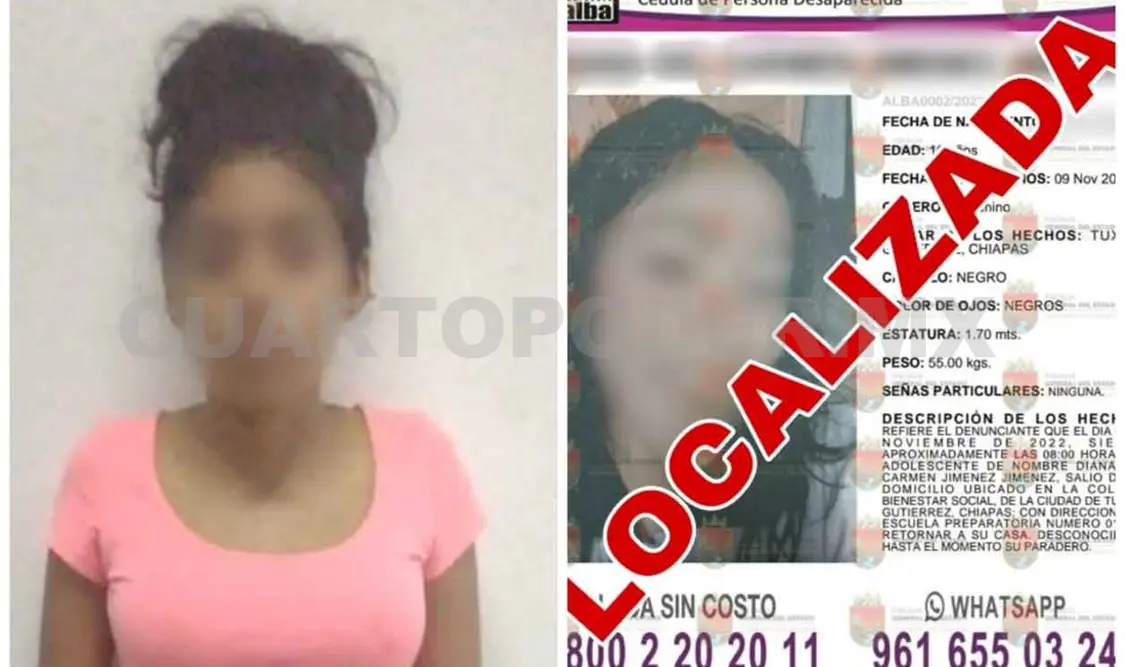 Existe reporte de desaparición de 848 personas