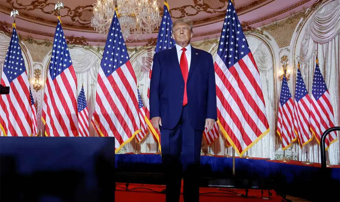 Trump entra a la carrera presidencial