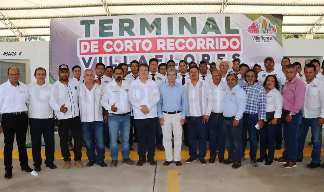 Inauguran Terminal de Corto Recorrido en Villaflores