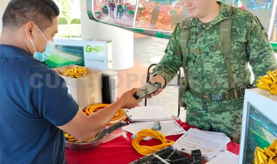 Ponen en marcha el canje de armas