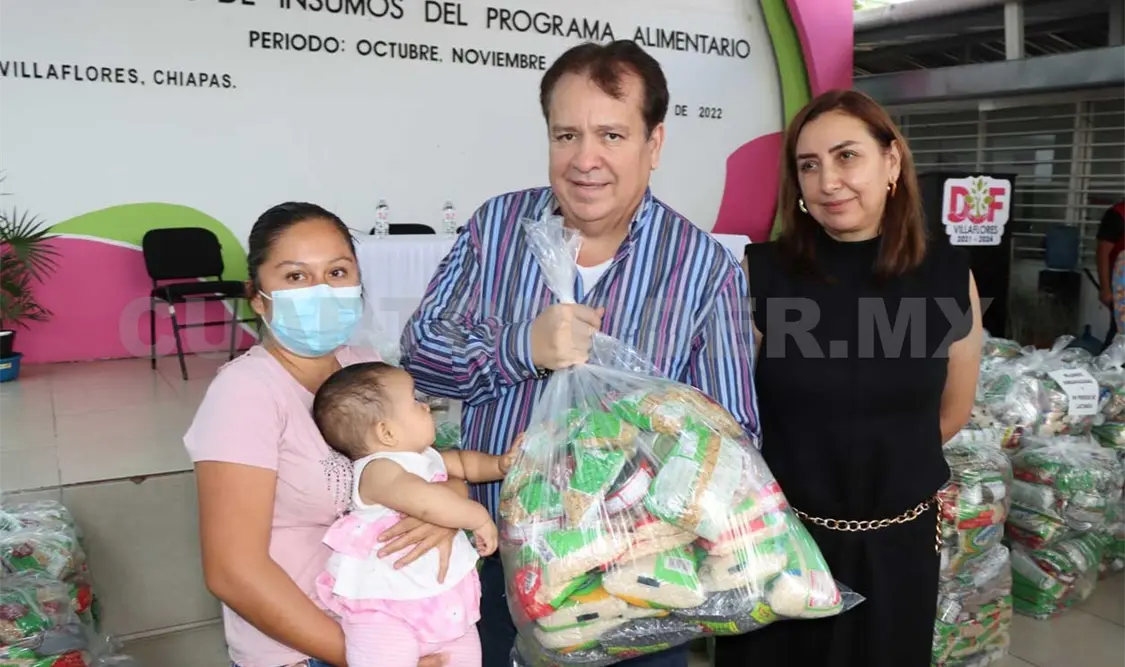 Continúa entrega del programa alimentario