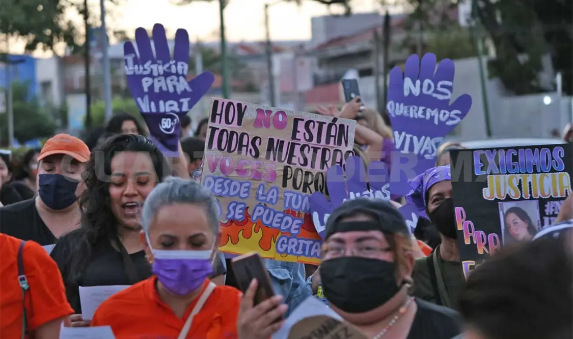 Marchan mujeres para exigir seguridad
