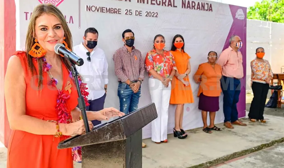 Encabeza Rosy Urbina labor de la Brigada Naranja