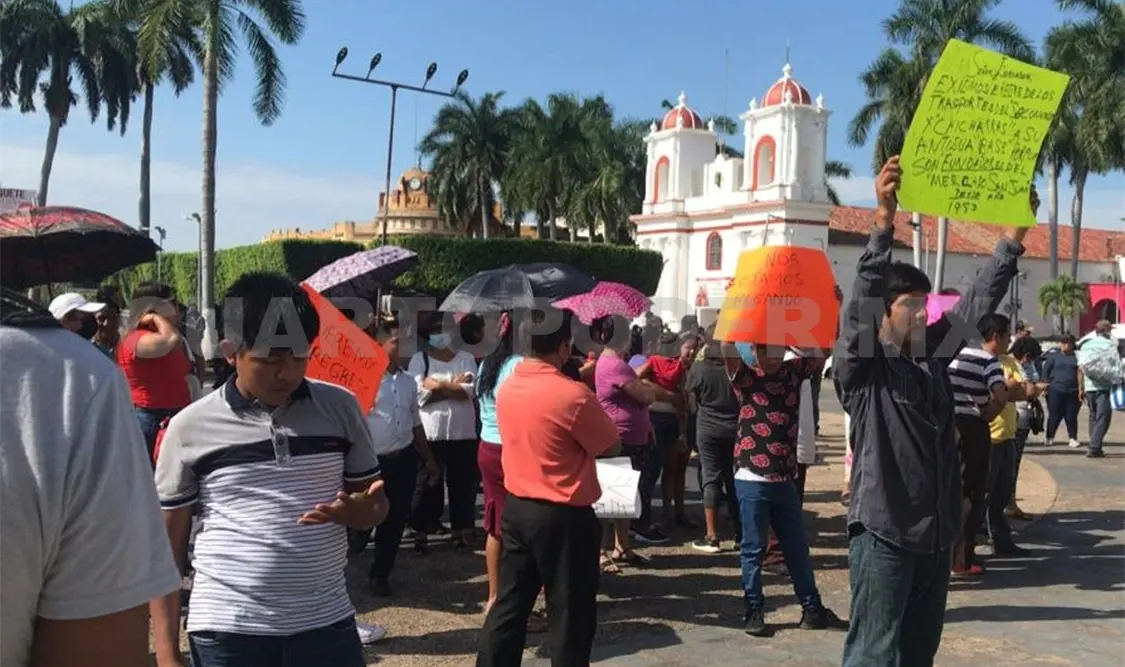 Piden reinstalación de terminal en mercado