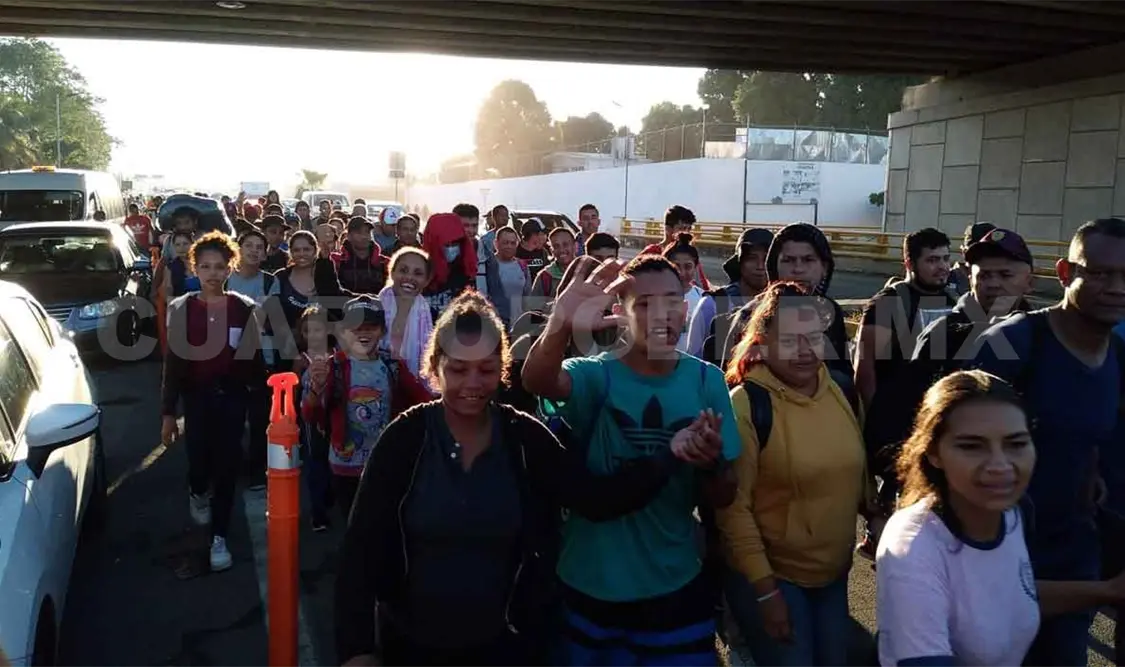 Sale otra caravana de migrantes de Tapachula