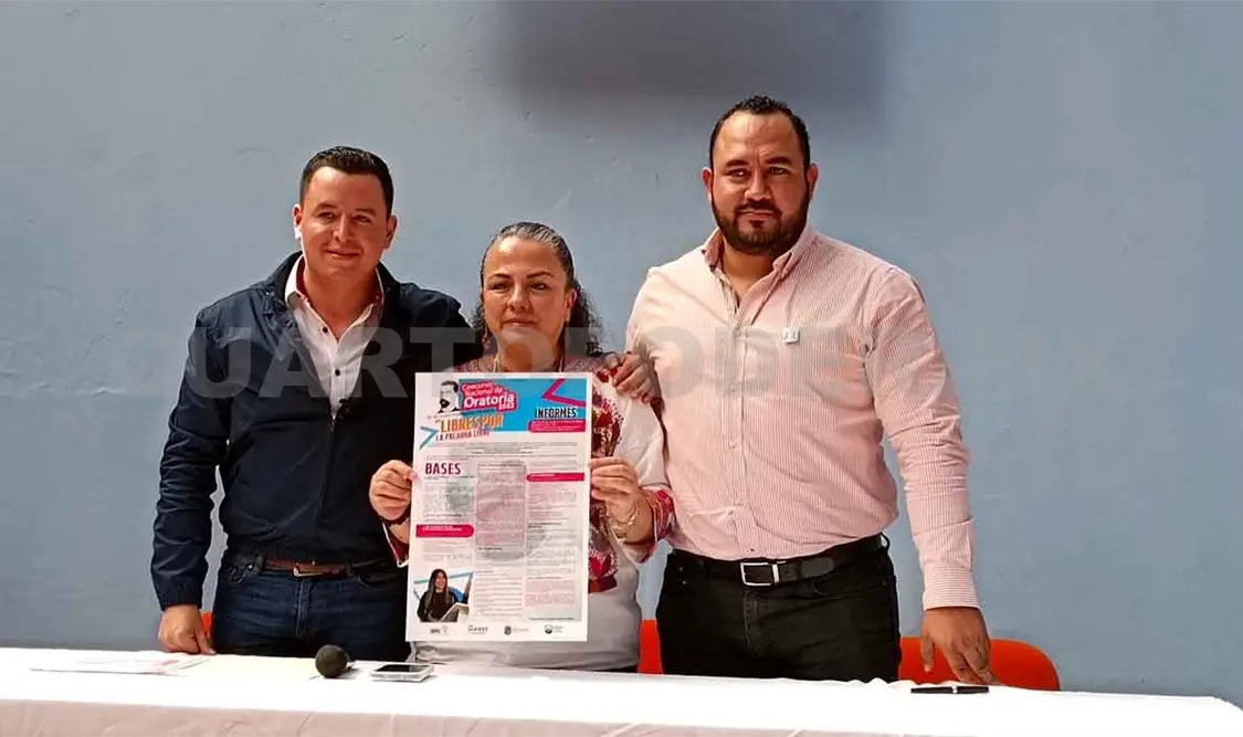 Anuncian Concurso Nacional de Oratoria