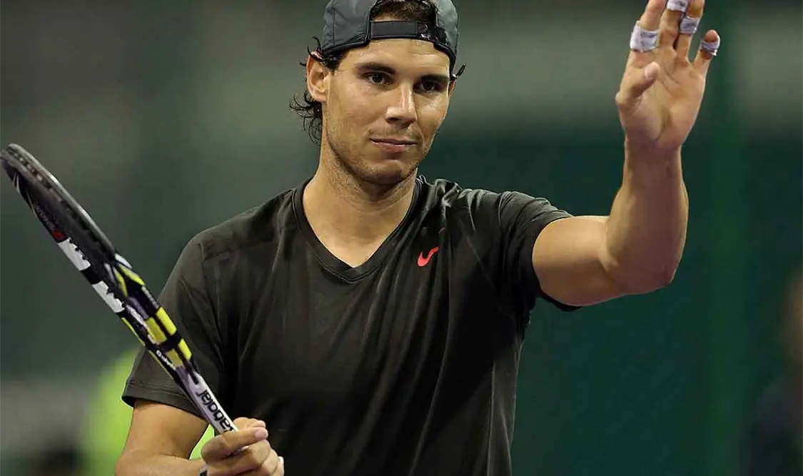 Alta expectativa con visita de Rafa Nadal