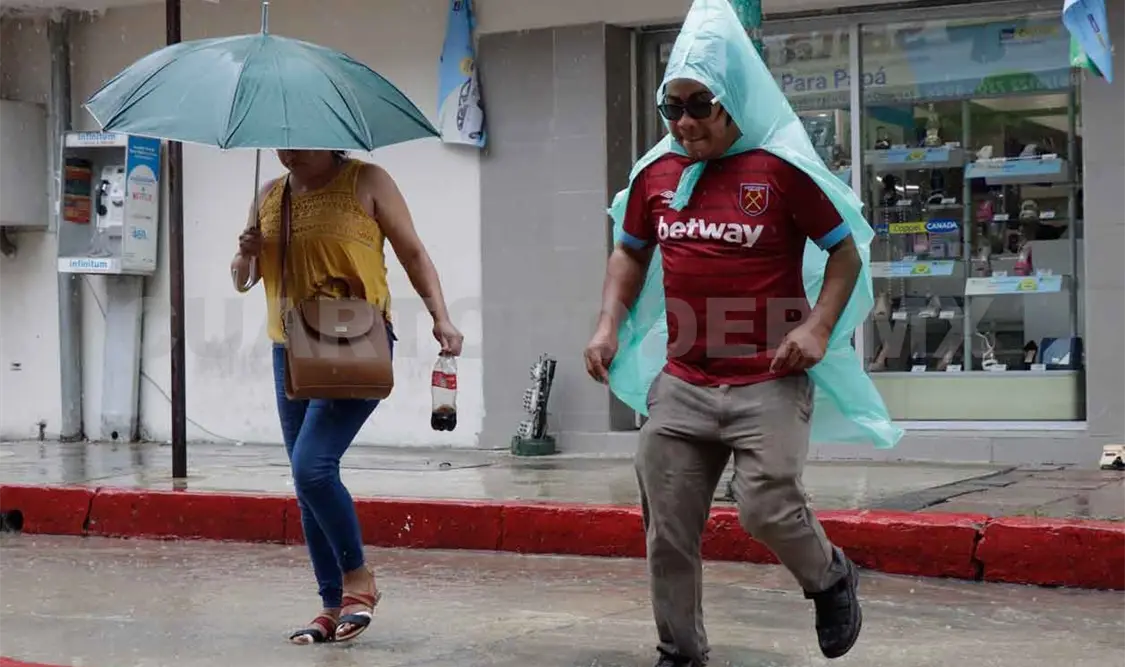 Temporada de lluvias, equivalente a 7 ciclones