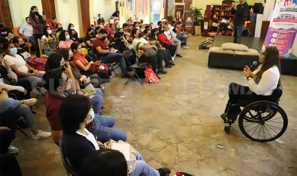 Promueve actividades para personas con discapacidad