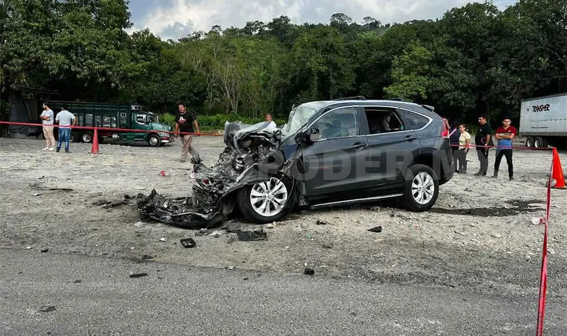 Tres fallecidos en trágico accidente
