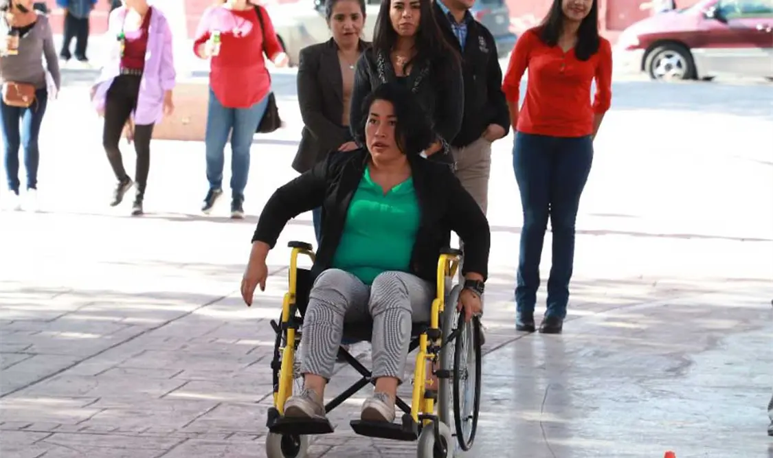La CNDH llama a promover los derechos de las personas con discapacidad. Cortesía