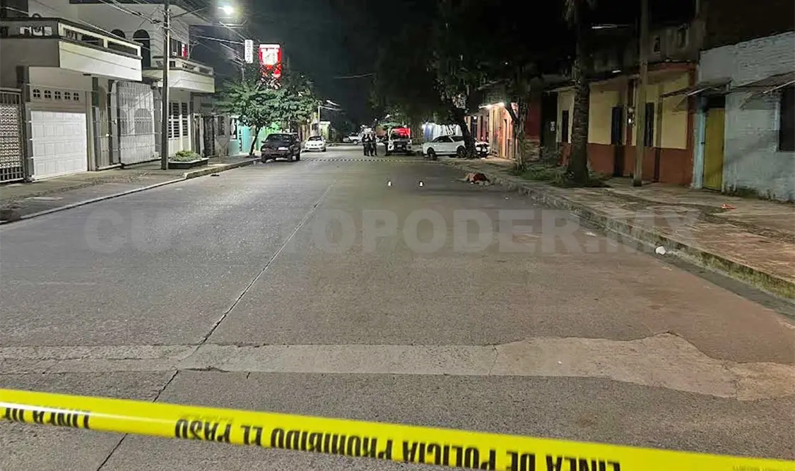 Los hechos ocurrieron la noche del pasado viernes en la colonia Calcáneo Beltrán, en la ciudad de Tapachula. Víctor Sánchez / CP