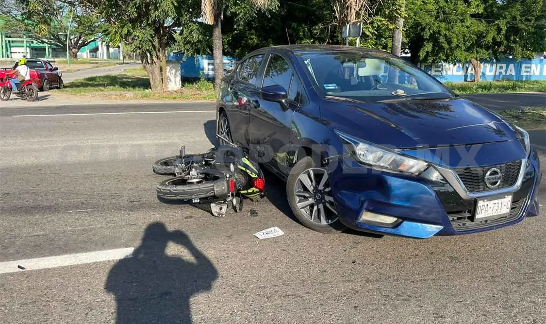 Queda lesionado al ser impactado