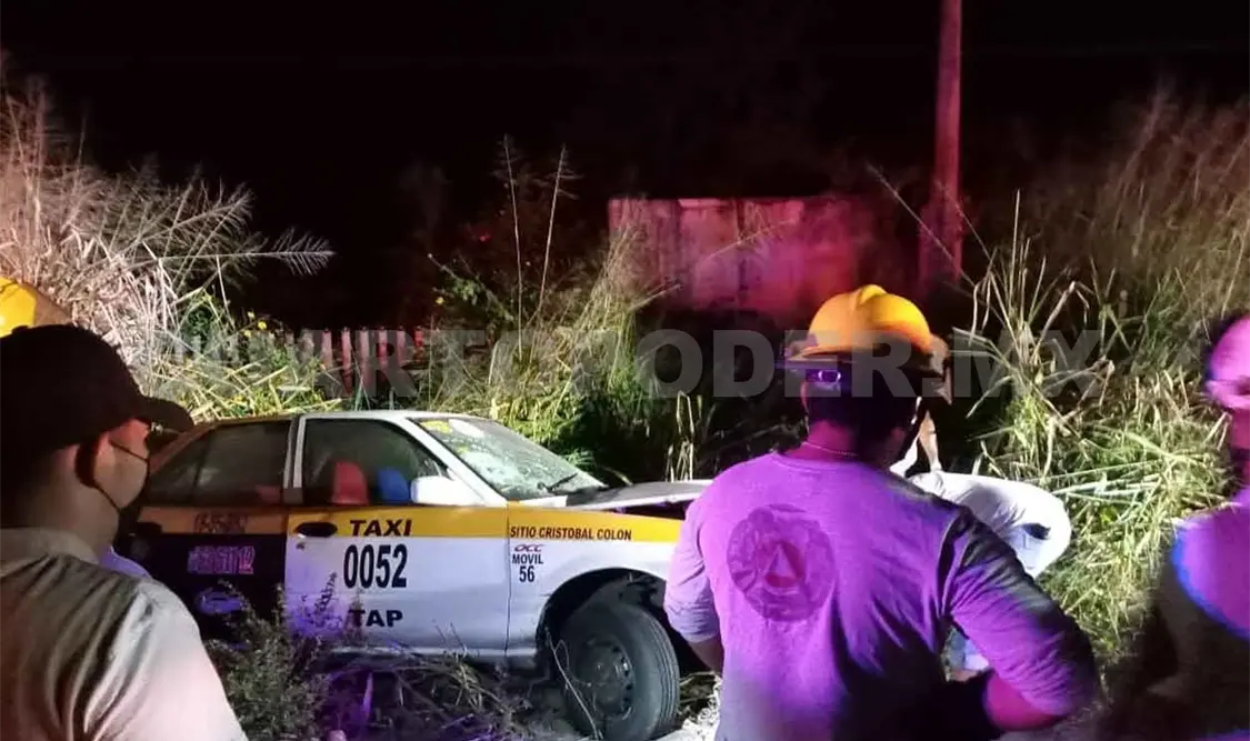 Fallece transeúnte atropellado por taxi