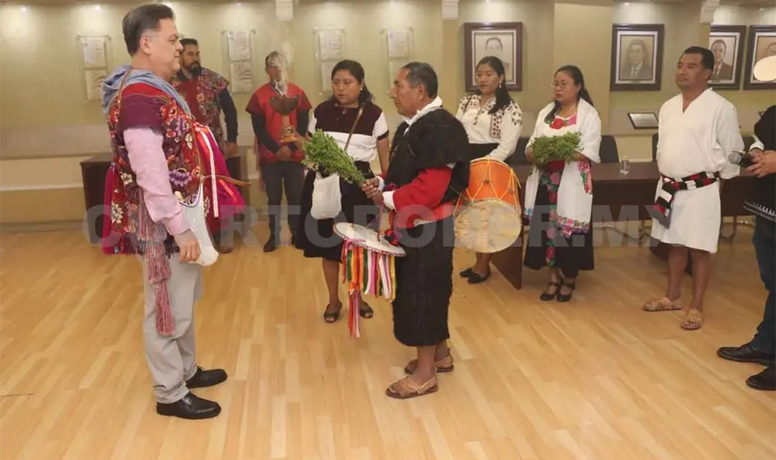 Reconocen pueblos indígenas a Guillermo Ramos como aliado