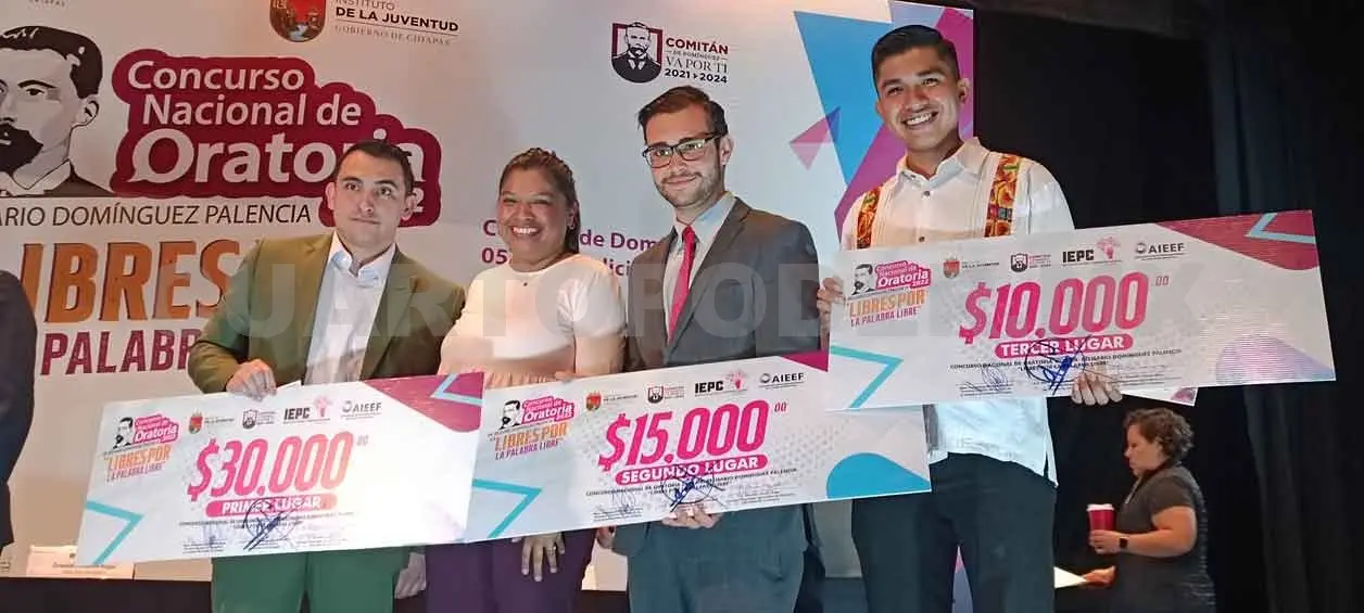 Representante de Sinaloa gana concurso de oratoria