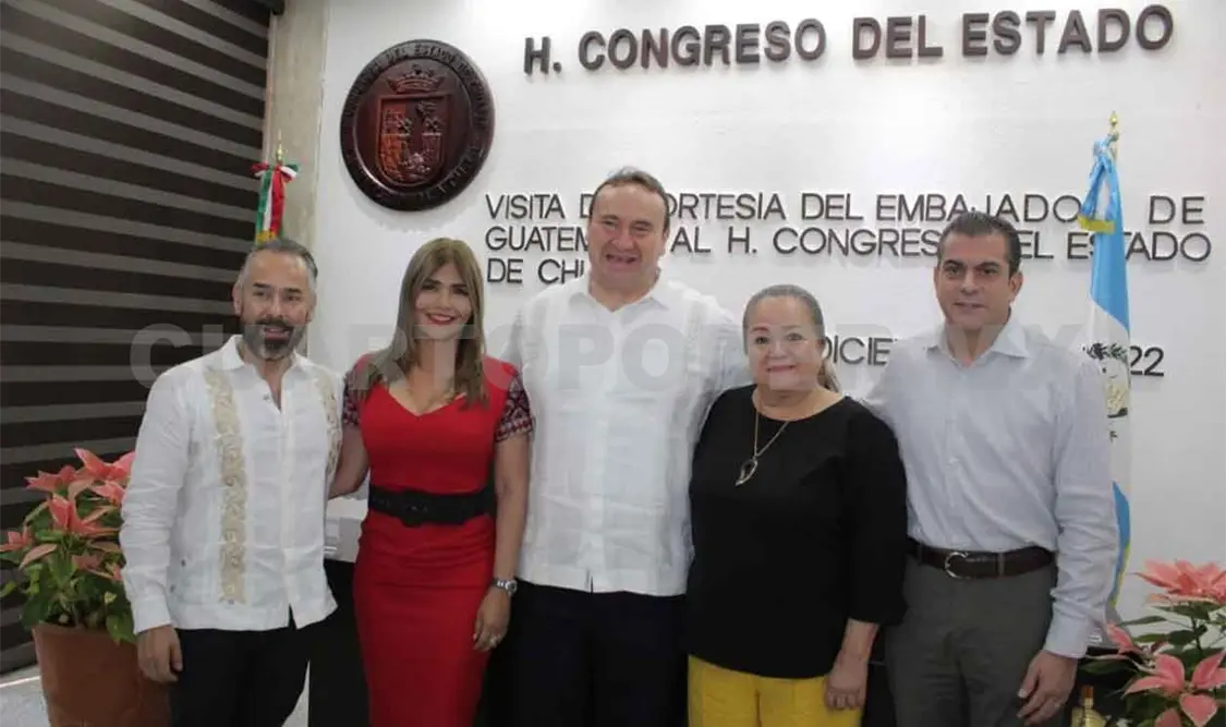 Recibe Congreso al cuerpo diplomático de Guatemala