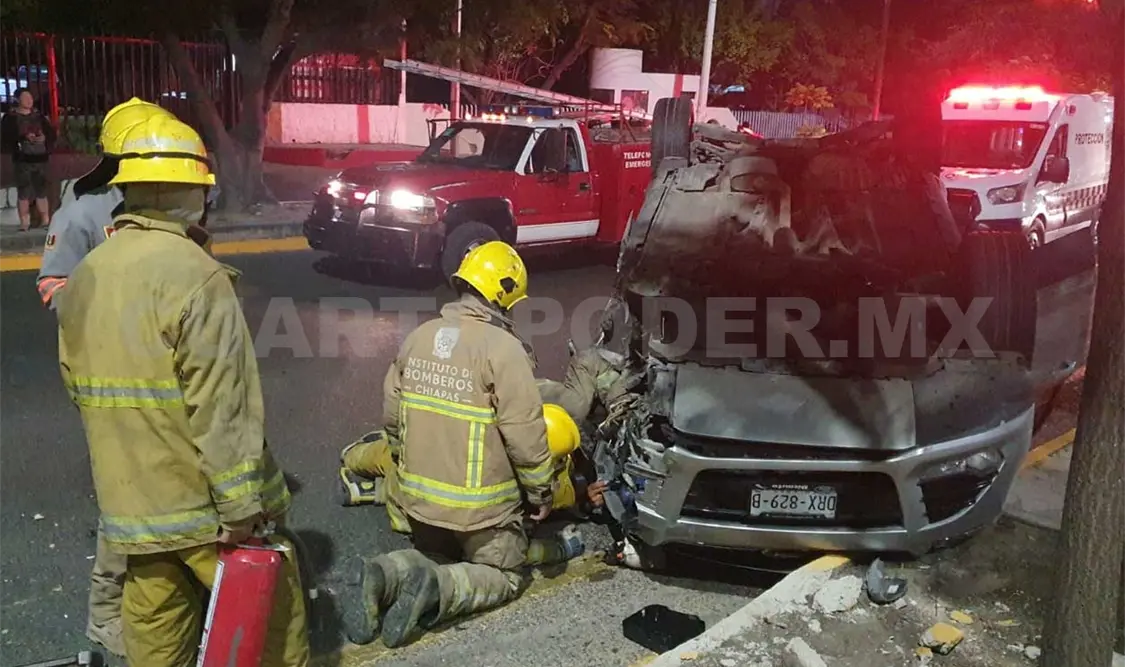 Dos lesionados en encontronazo