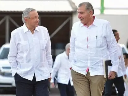 El secretario de Gobernación, Adán Augusto López Hernández, es la mano de derecha del presidente Andrés Manuel López Obrador. Cortesía