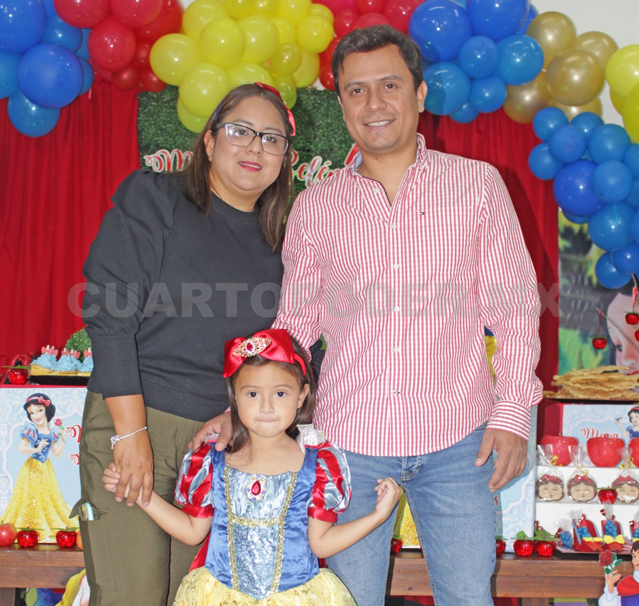 De fiesta por su cumpleaños