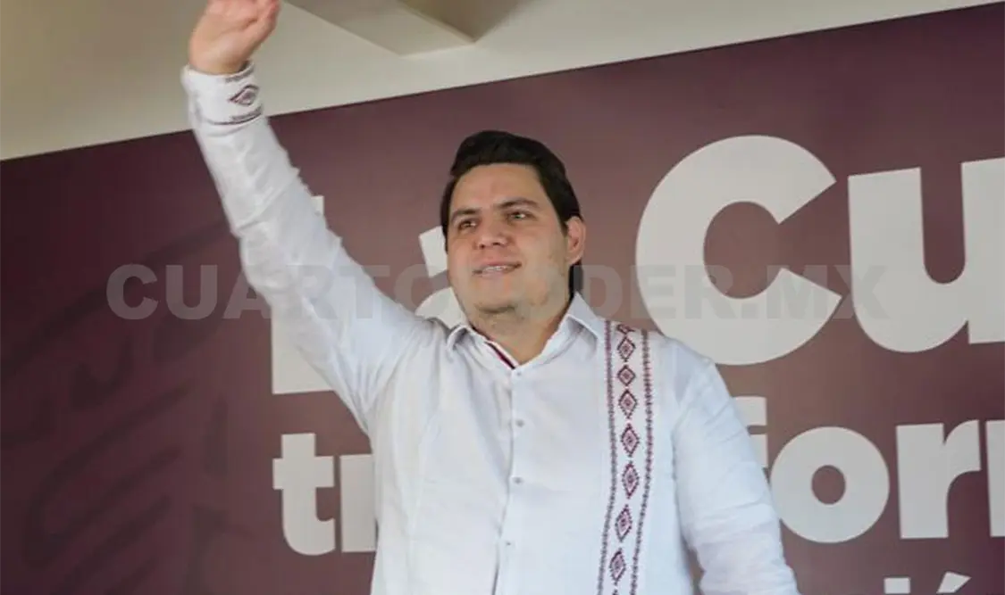 El líder estatal de Morena reconoció la política pública federal de respeto y paz. CP