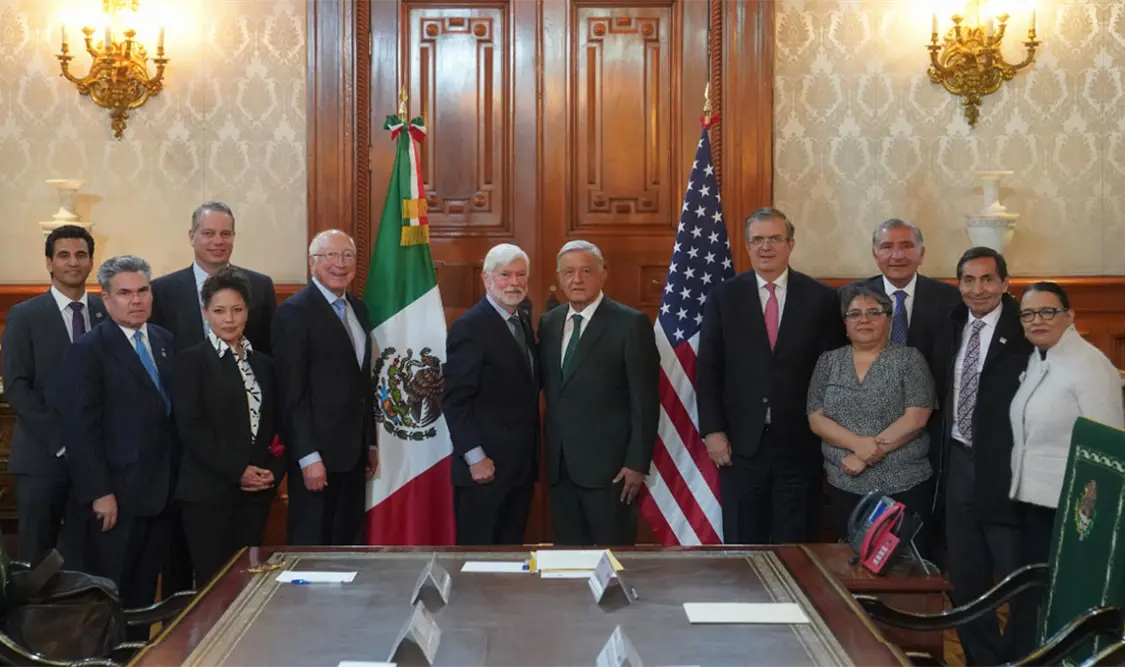 AMLO se reunió con Chris Dodd