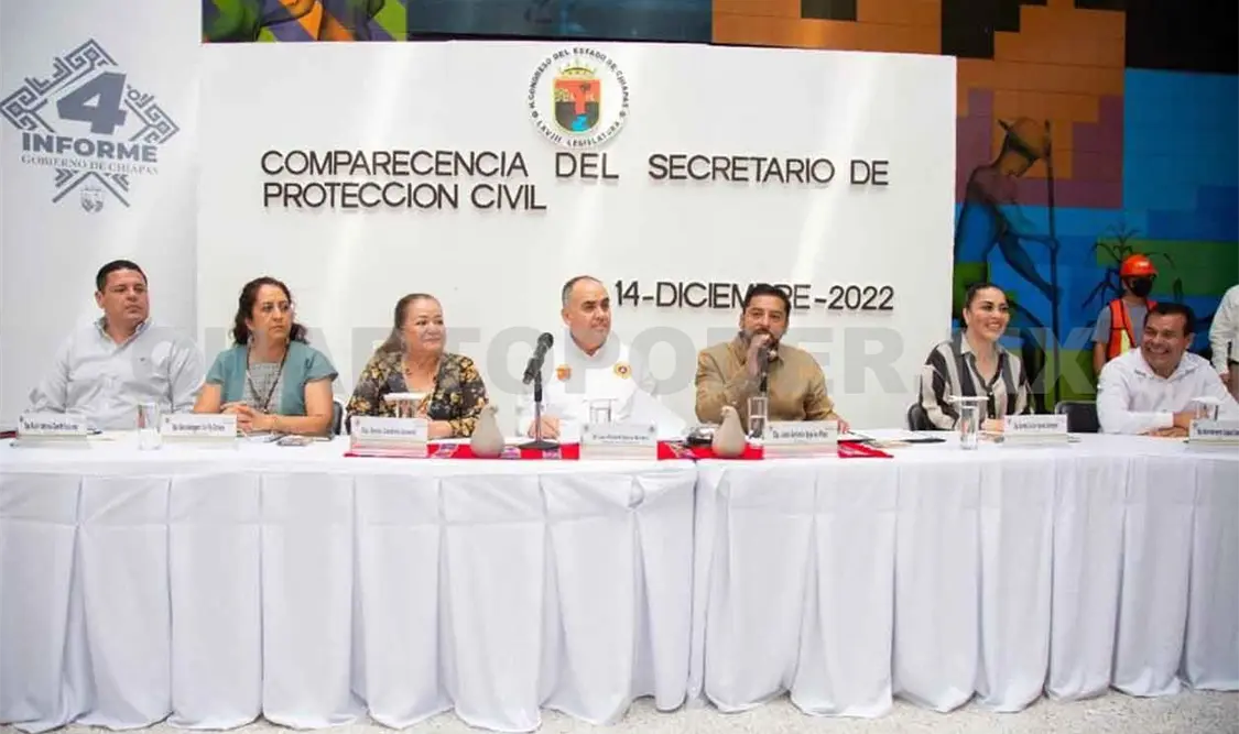 Comparece titular de Protección Civil por Informe