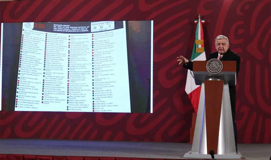 AMLO no descarta vetar reforma por cláusula