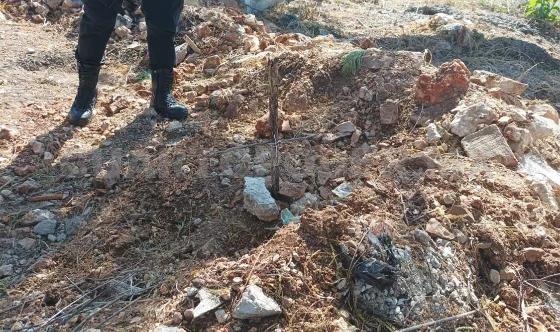 Osamenta de perro moviliza a policías