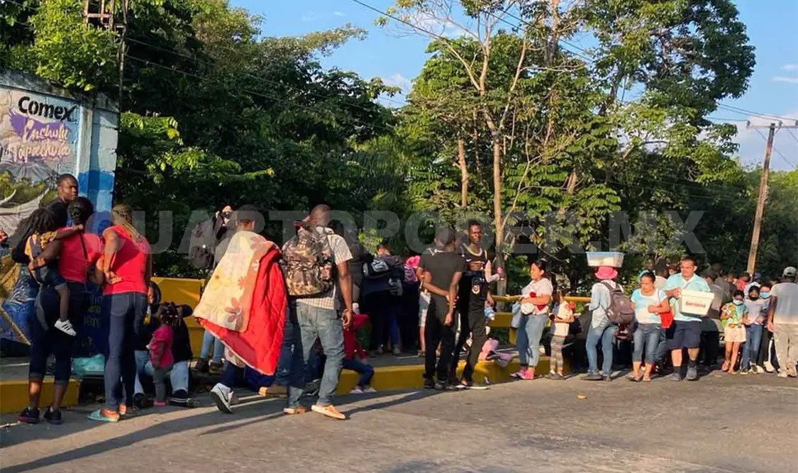 Migrantes no dan tregua para entrar a México