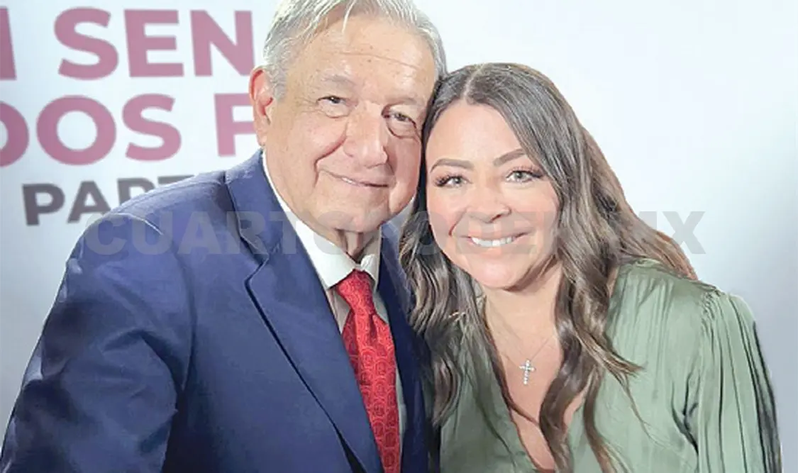 Sasil de León se reúne con AMLO en Palacio Federal
