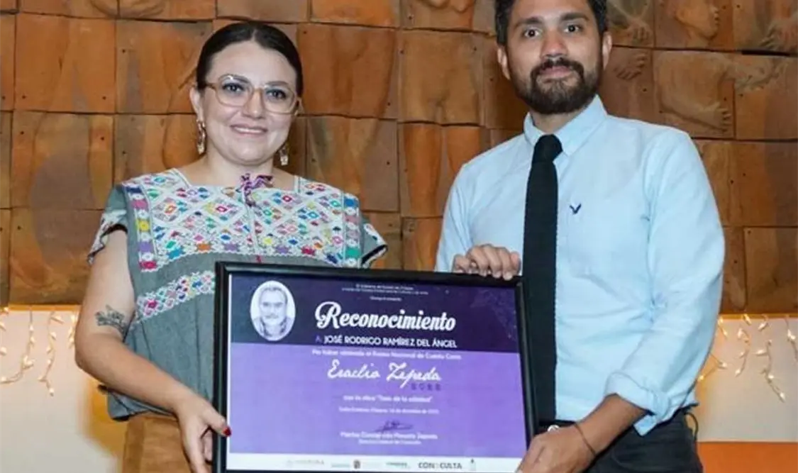 La obra Tesis de la soledad, inscrita con el seudónimo “Índigo Esmeralda”, resultó ganadora del certamen. Cortesía