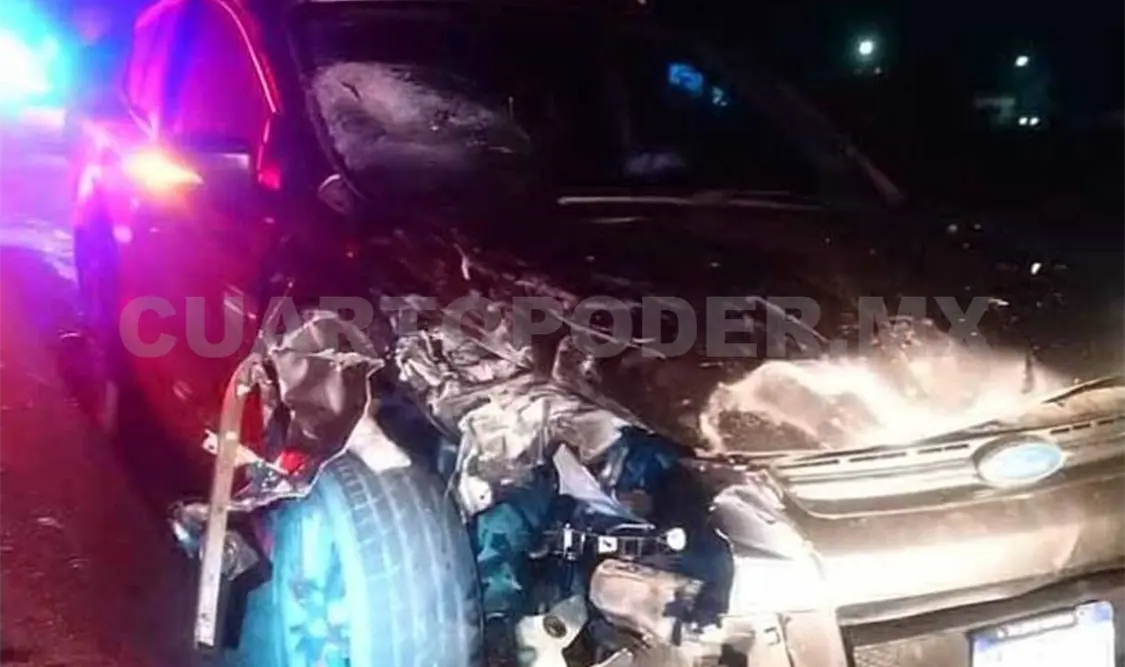 Dos personas heridas en percance vial