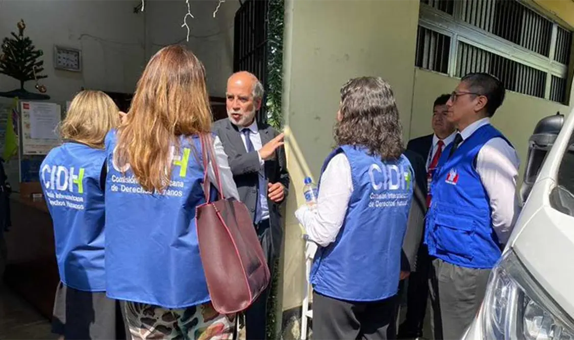 Pedro Castillo recibe visita de la CIDH