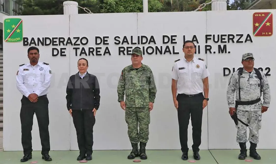 Inicia operativo Fuerza de Tarea Regional