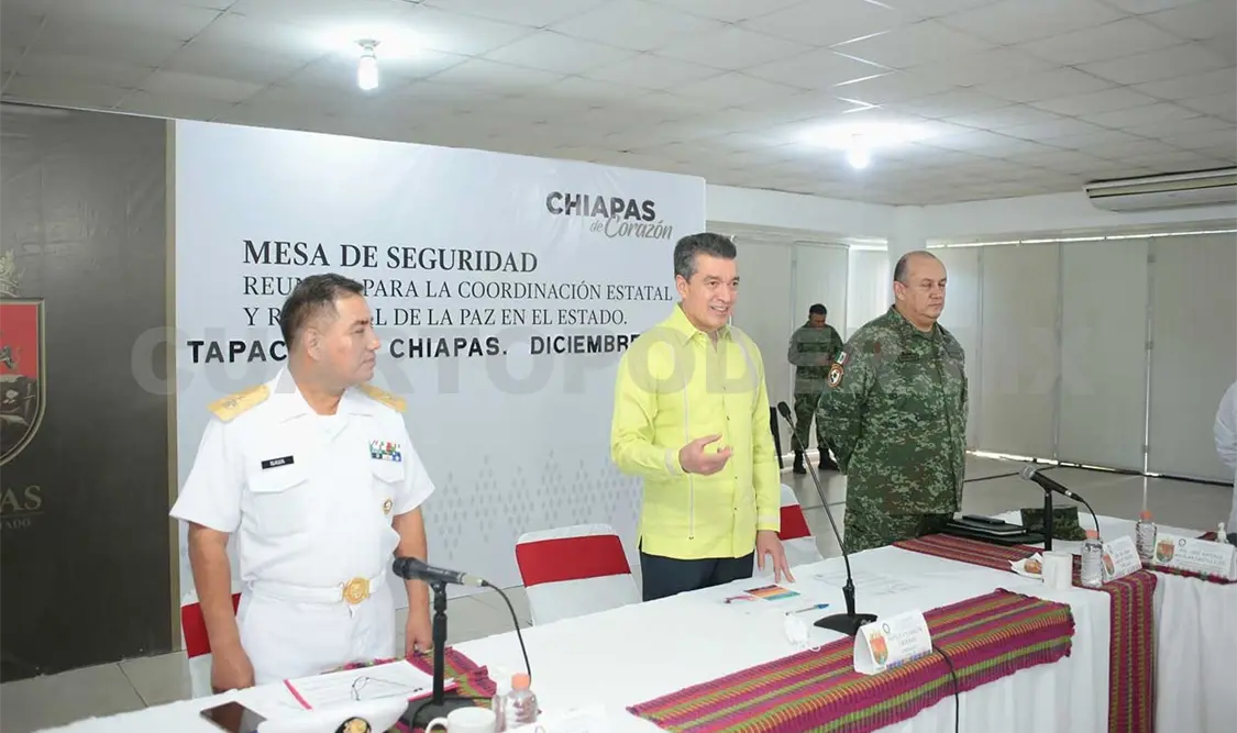 Encabeza última reunión de la Mesa de Seguridad 2022