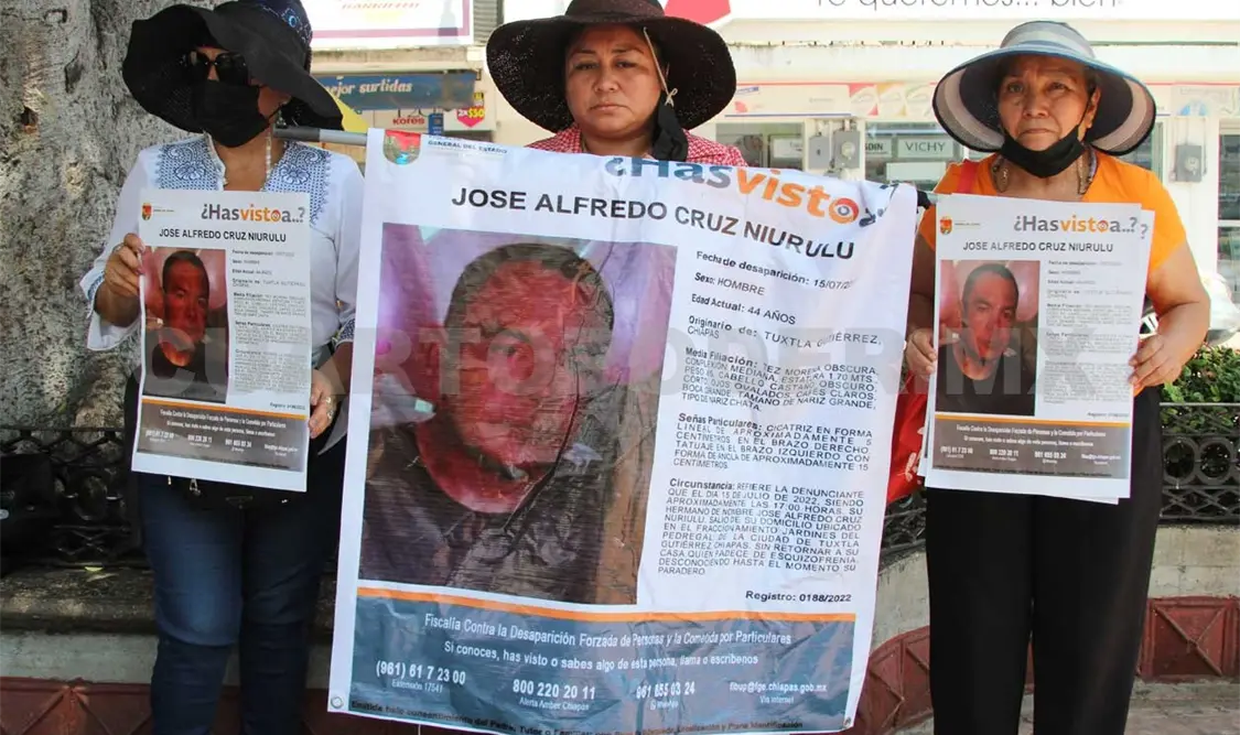 No paran de buscar a José Alfredo Cruz