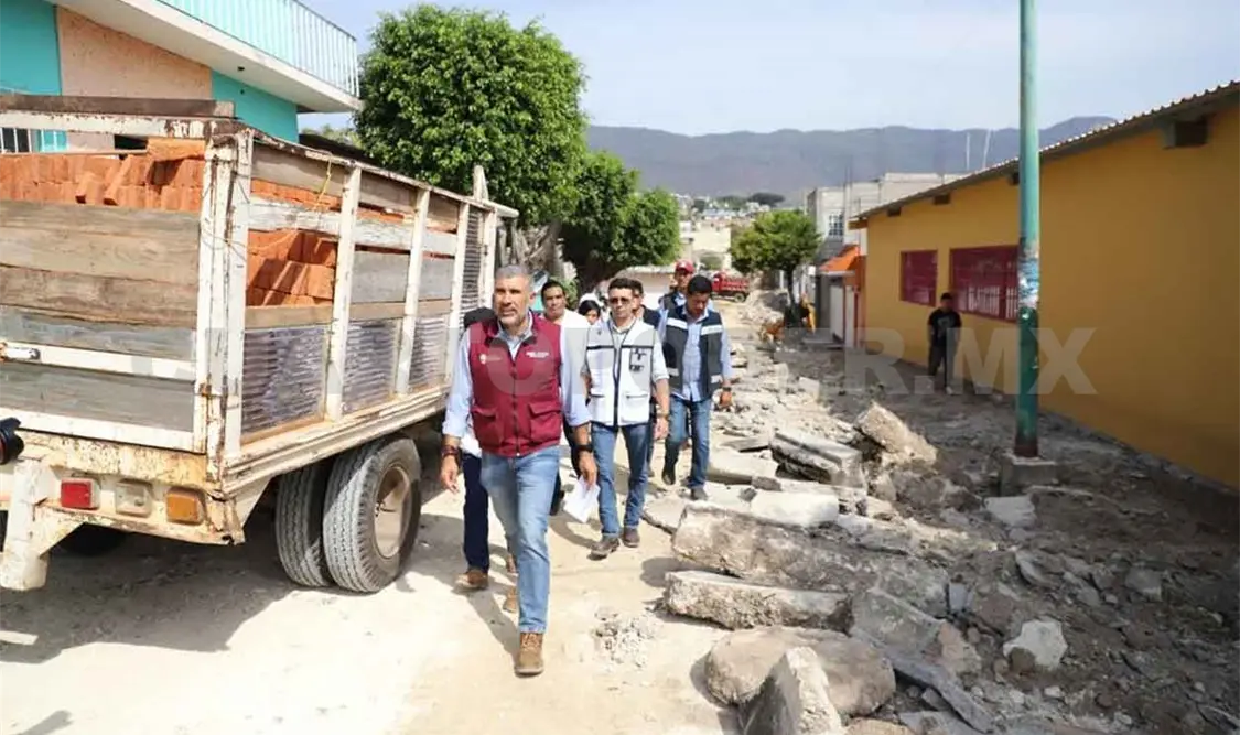 Habitantes de Potinaspak disfrutarán de calles nuevas
