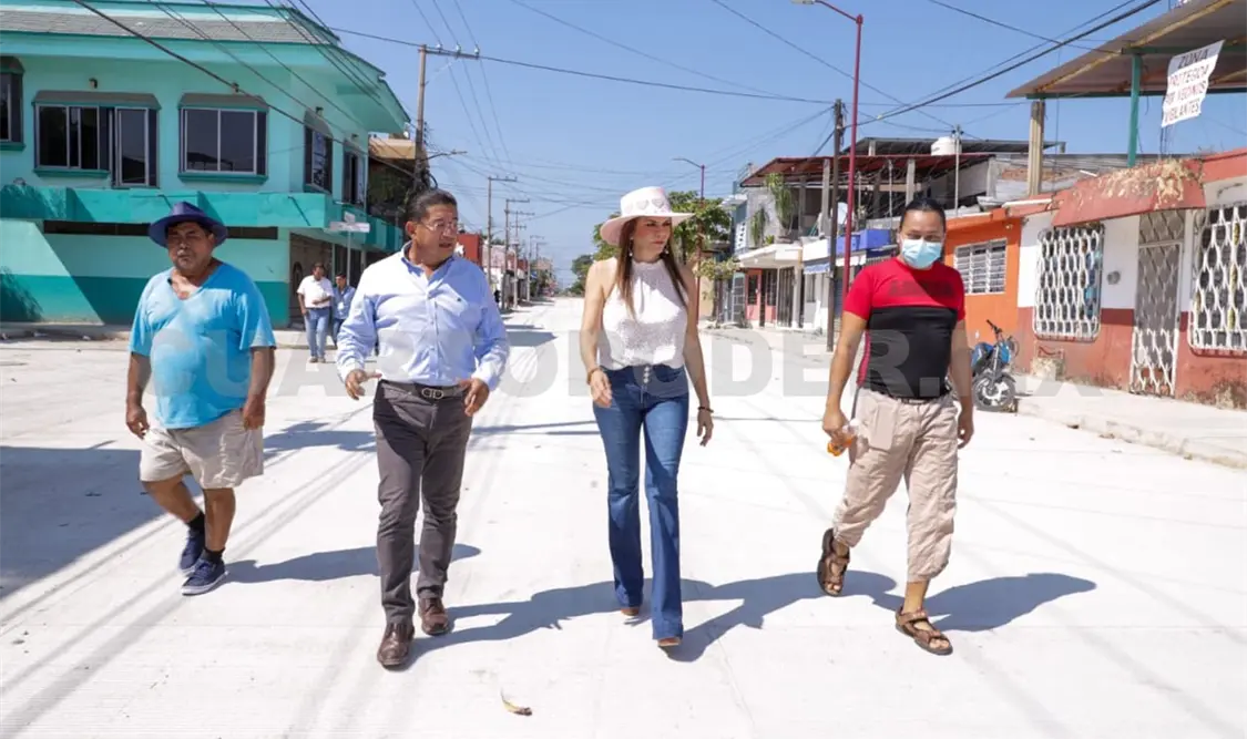 Supervisa Urbina obras de beneficio social en colonias