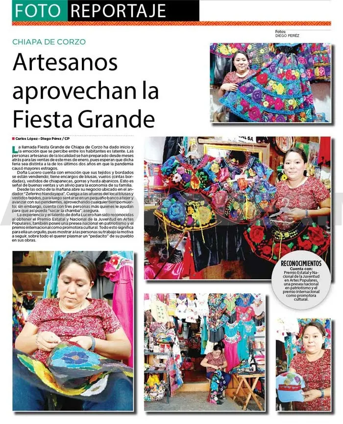 Artesanos aprovechan la Fiesta Grande