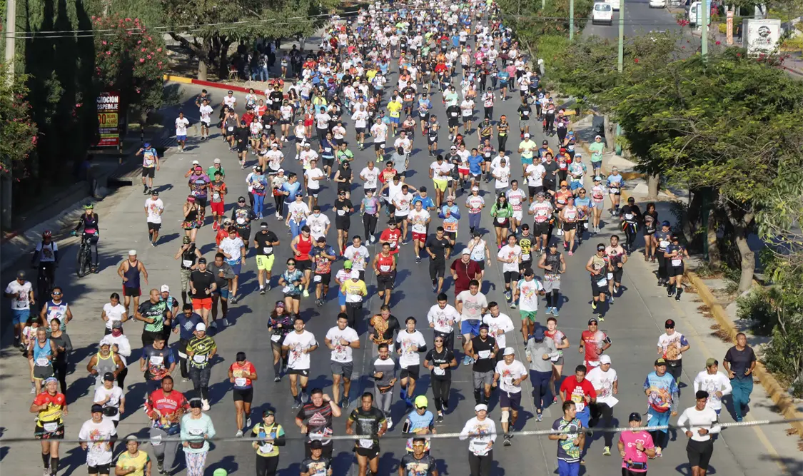 Las y los atletas esperaron esta justa por mucho tiempo, este domingo fue el momento de disfrutar correr por las calles de Tuxtla y Chiapa de Corzo. Diego Pérez/CP