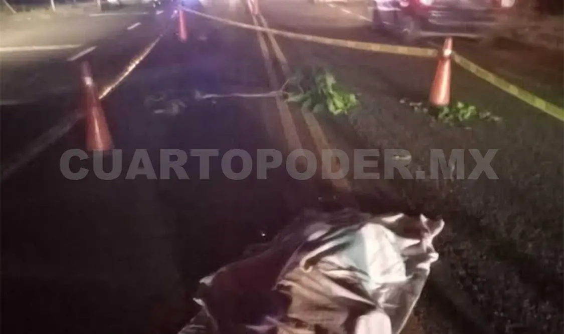 Atropella y mata a un peatón; logra escapar