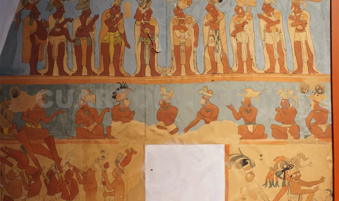 Analizan uso y tipo de vestimenta en Bonampak