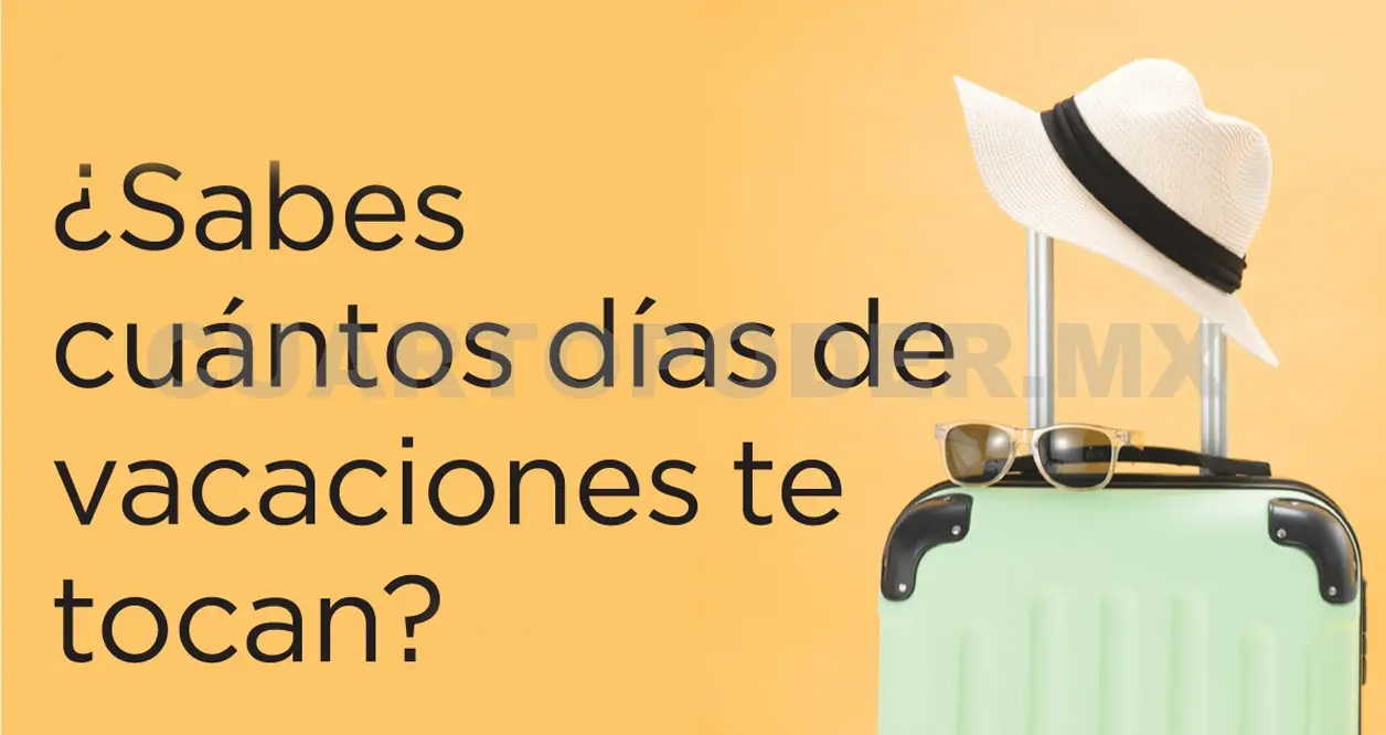 ¿Sabes cuántos días de vacaciones te corresponden?